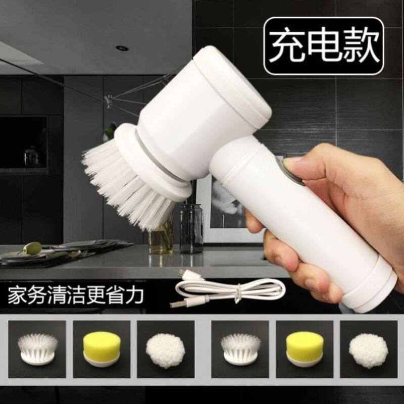 擦皮鞋神器电动电动鞋刷擦鞋机手持充电式家用擦鞋神器洗鞋机器小