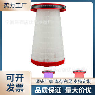 爆品带灯光户外伸缩折叠凳高低可调防水轻便钓鱼耐用承重大 新品