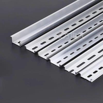 铝导轨C45夹紧导轨Dz47端子排u型国标铝导轨Th35-7.5电气安装Din