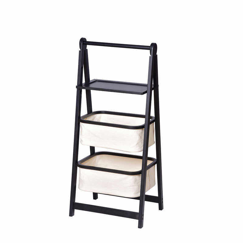 浴室多层竹制脏衣收纳篮可折叠卫生间布袋收纳架落地式脏衣篓,收纳整理,其他收纳篮,淘宝优惠券,粉丝福利购,淘宝优惠卷