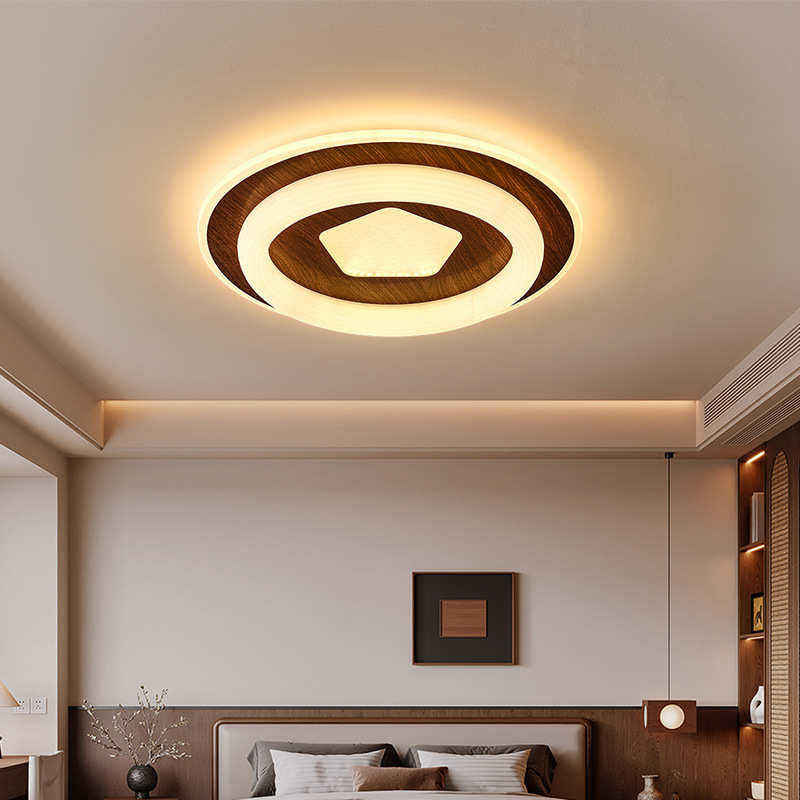 中古风卧室灯护眼吸顶灯创意复古书房间灯具新款餐厅主卧中山灯具,家装灯饰光源,智能吸顶灯,淘宝优惠券,粉丝福利购,淘宝优惠卷