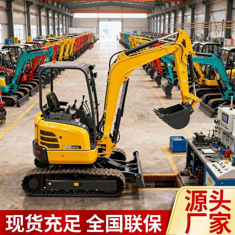 微型挖掘机农用果园大棚作业机工程绿化小挖土机微型履带挖土机