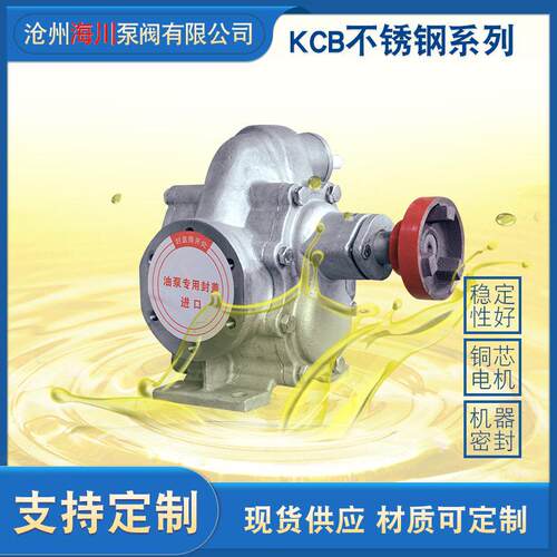 KCB不锈钢齿轮泵316/304材质50/2吋口径4千瓦齿轮泵化工泵齿轮泵