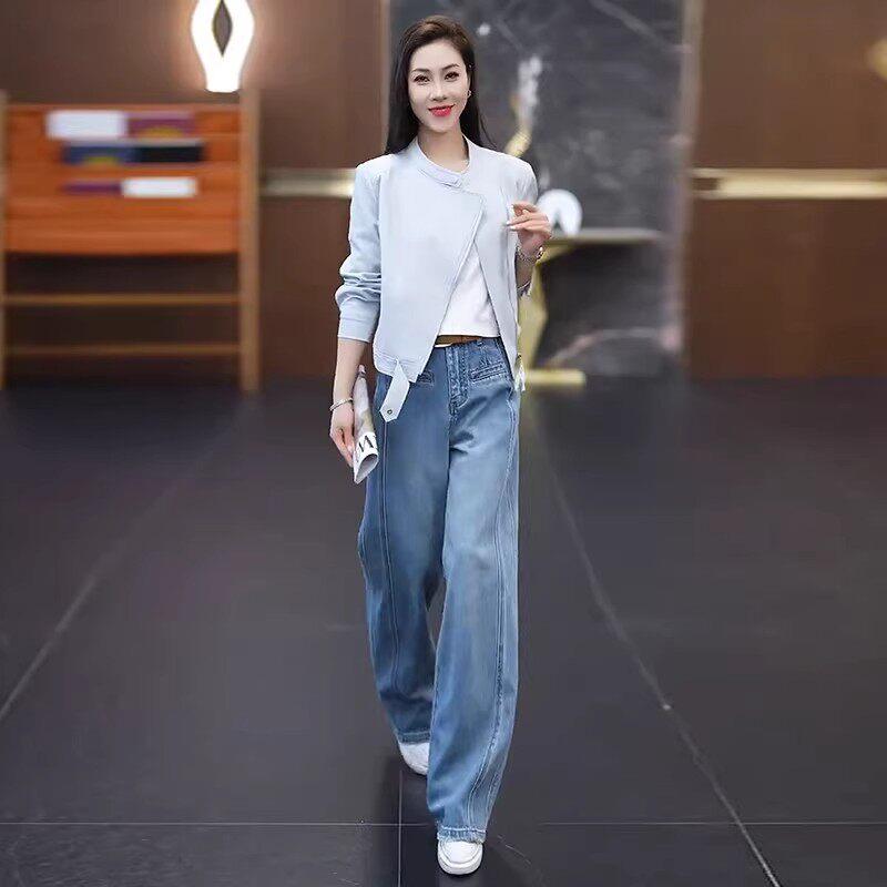 法国Rouje Moaks短款皮衣女2026春秋洋派显瘦百搭机车皮夹克外套