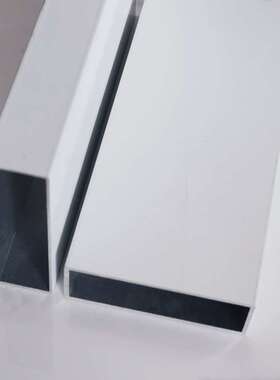 光黑色25哑.漆2mm烤*扁管铝合金1方矩形管白隔断磨砂50立柱*空心