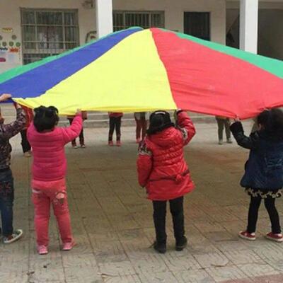 Colorful Parachute Toys Kids Play Mat Kindergarten Team
