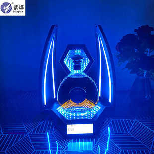 酒吧洋酒激光座展示架洋酒座发光led酒红酒架酒香槟ktv托充电