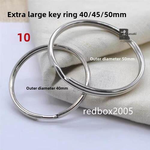 50个 38mm 20mm钥匙圈 钥匙扣 特大号钥匙环 y1095 直径3.5厘米