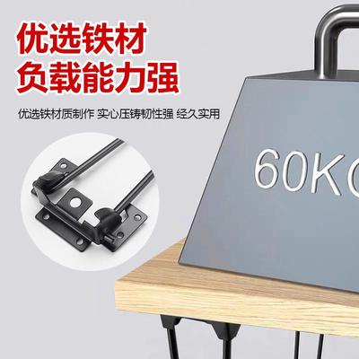 可折叠桌腿金属脚架桌子支撑脚茶几腿户外露营餐桌学习小桌子配件