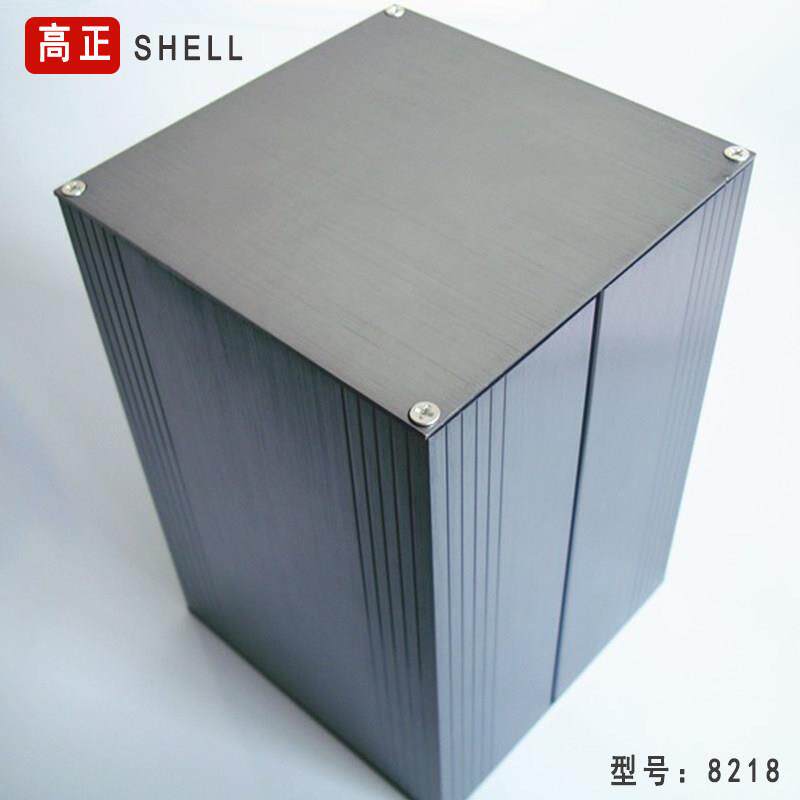 136*136主机壳铝挤型材料壳体铝合金外壳diy功放盒电源设备方形铝