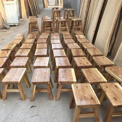 厂家木板凳凳子家用实木方凳小板凳儿童矮凳餐凳中式木凳四脚客