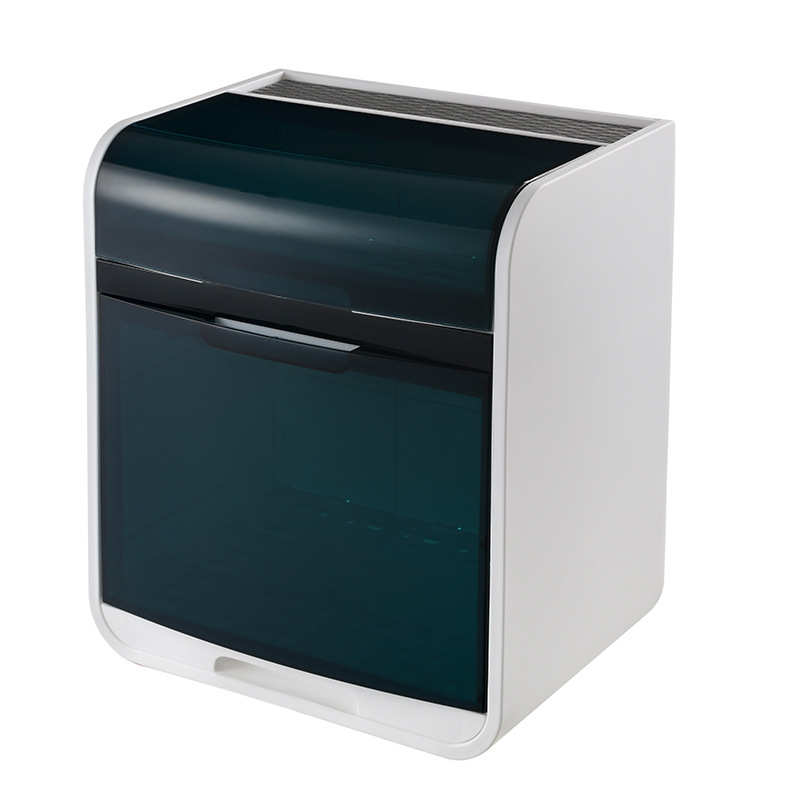 厨房碗架碗筷收纳盒带盖放防虫装碗箱碟盘沥水置物架塑料碗柜家用