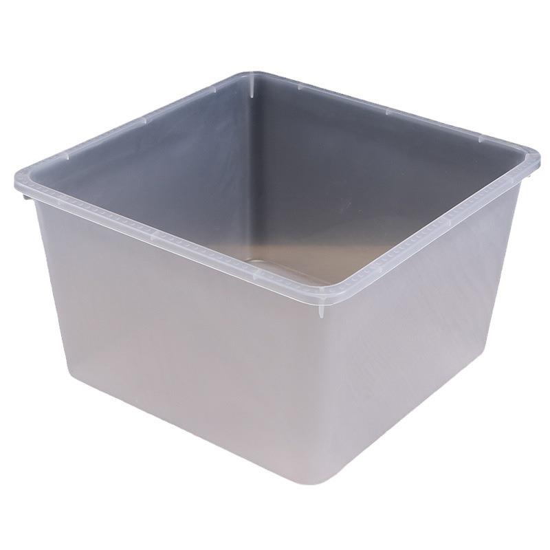 正方形收纳箱30x30超市食品展示盒糖果盒干果盒透明塑料收纳盒零图片