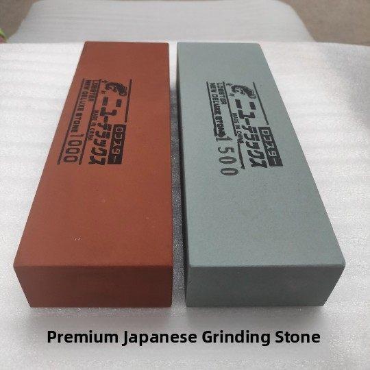 日本白刚玉400目1000目8000目出口磨刀石 家用 油石水滴青
