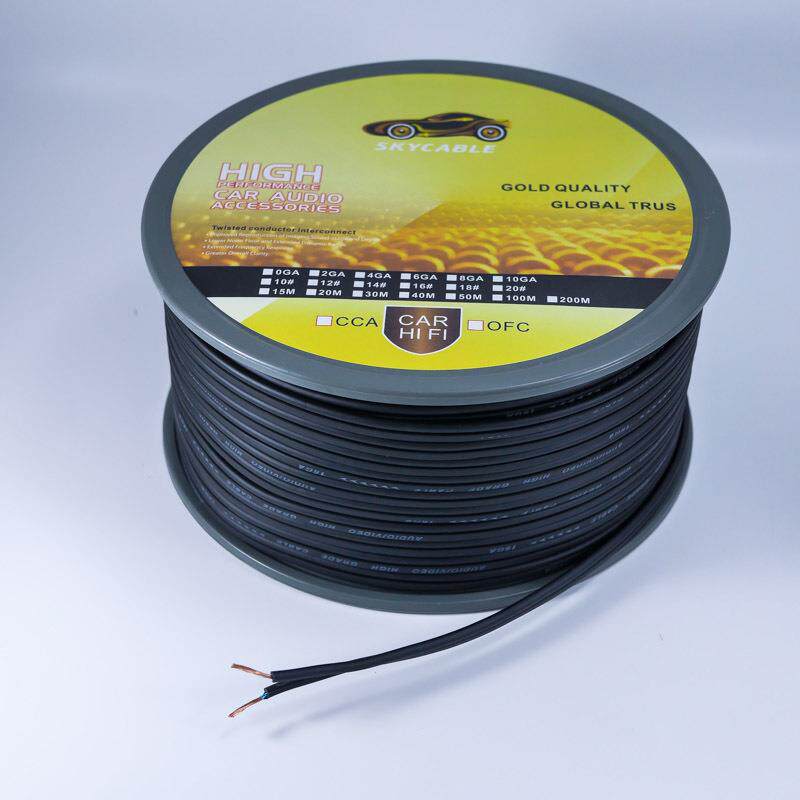 汽车喇叭线12号12GA纯铜车载低音炮功放音响线