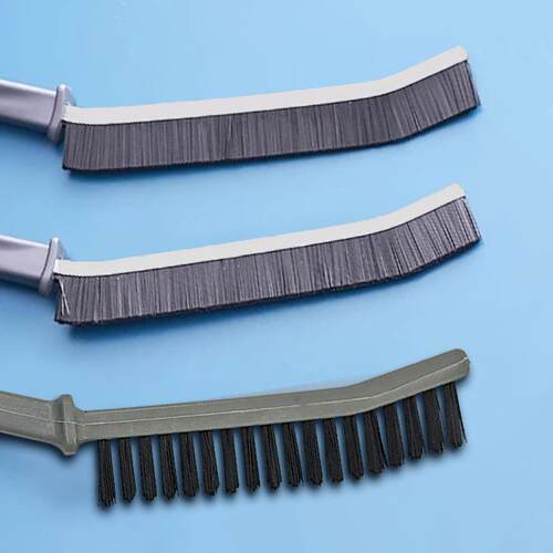 Long-handled groove cleaning tool, seam brush for bathroom t