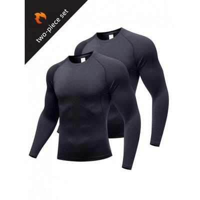 U 23724 Fleece quick-dry sports compression top 加绒速干紧身
