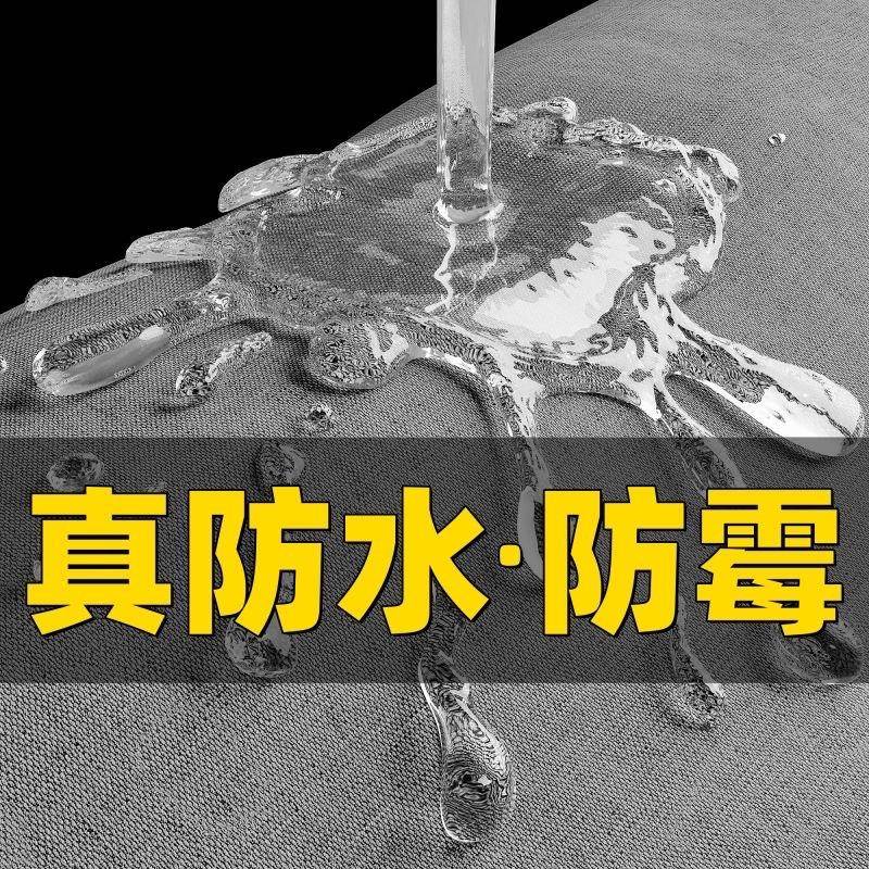 浴帘免打孔防水布加厚亚麻磁吸隐形隔断洗澡间浴室卫生间挡水条