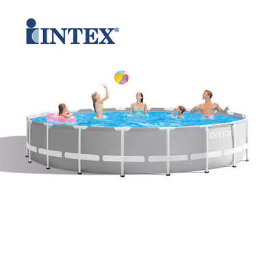 INTEX26712 圆形管架水池套装 支架水池 家庭游泳池