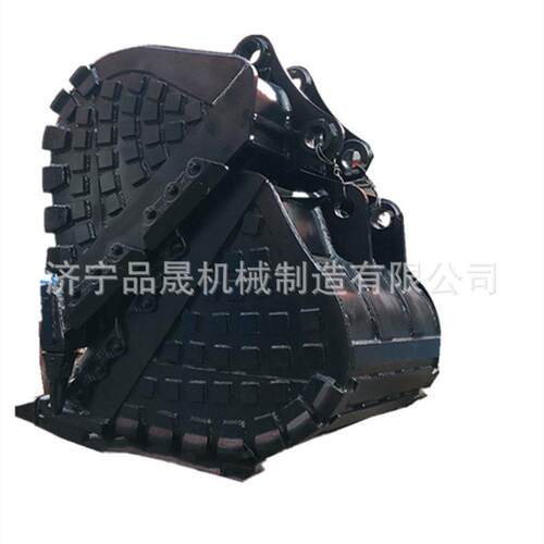 三一挖掘机挖斗品晟供应加厚链板锰钢加强铲斗零售斗夹抓斗