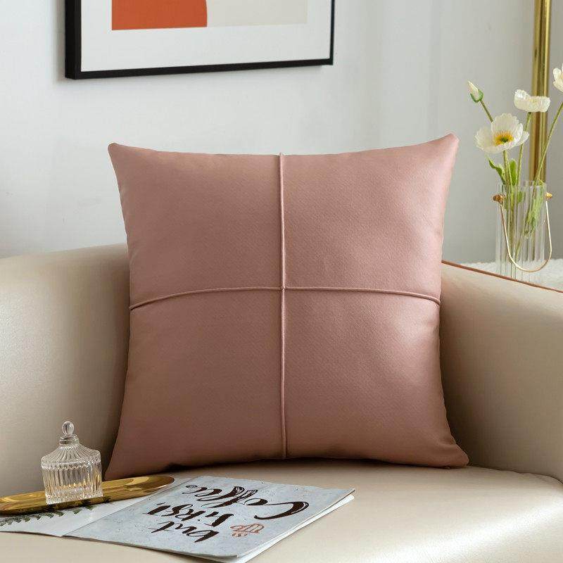 休闲方科技布皮革防水枕套现代家居客厅沙发枕头办公椅腰垫,居家布艺,靠垫/抱枕,淘宝优惠券,粉丝福利购,淘宝优惠卷
