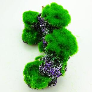 植绒珊瑚厂家 鱼缸装饰水族箱造景背景仿真青苔瑚珊珊瑚摆件礁仿