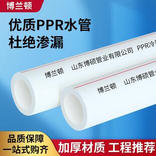 博兰顿ppr管ppr水管配件6分25家用热熔管4分20自来水冷热管 管子