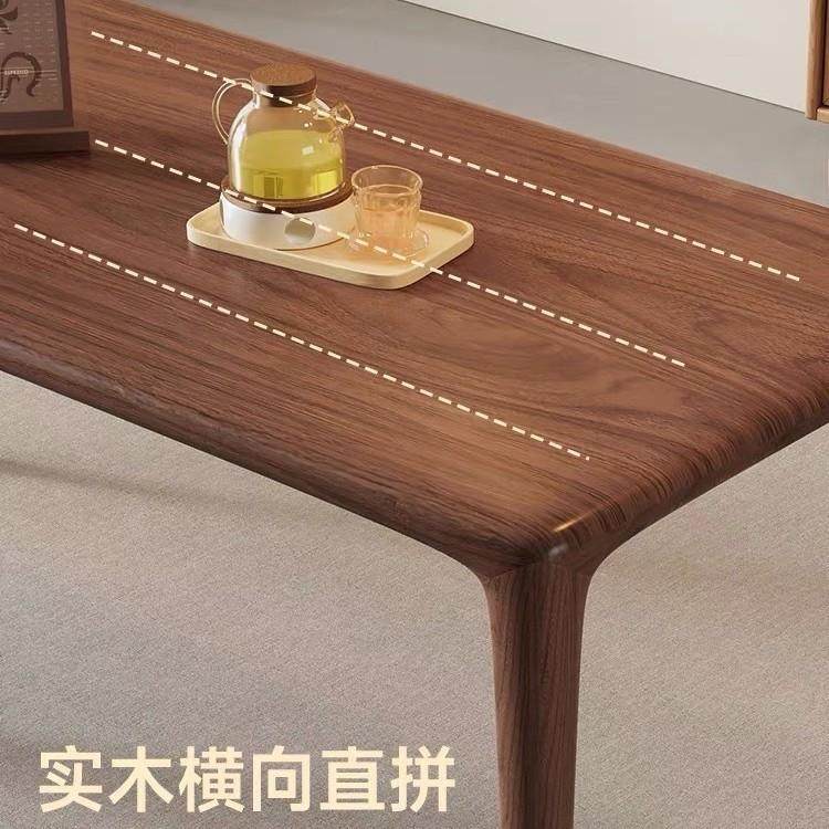 工厂现北美黑胡桃餐桌椅全实餐厅代饭桌白橡木木长方OEH形家用饭