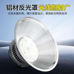 led工矿灯大功率鳍片100w200w厂房车间仓库工厂工业照明吊灯