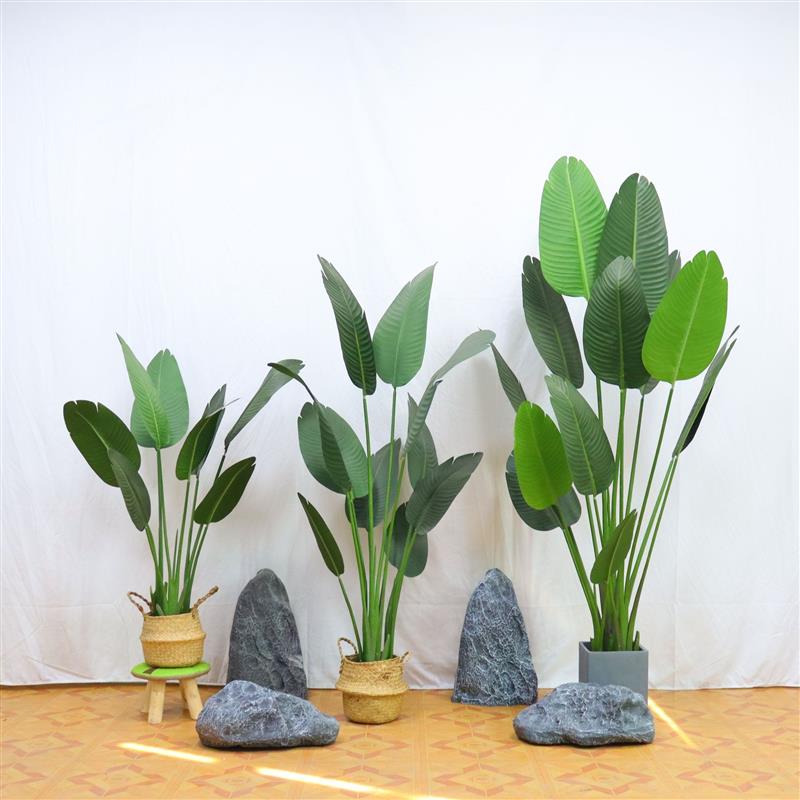 仿真植物旅人蕉绿植盆栽室内客厅落地摆件绿植装饰盆景仿真天堂鸟