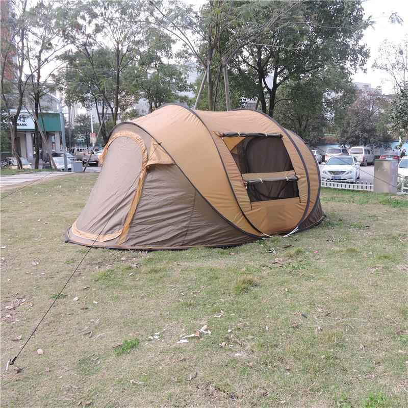 越帐朗全动户YL-CT121外速开篷露营手抛帐篷家庭露营野自餐风防防