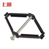 上柯E1234菱形暗盒修复器86型接线盒快装 防滑固定器黑色10只装