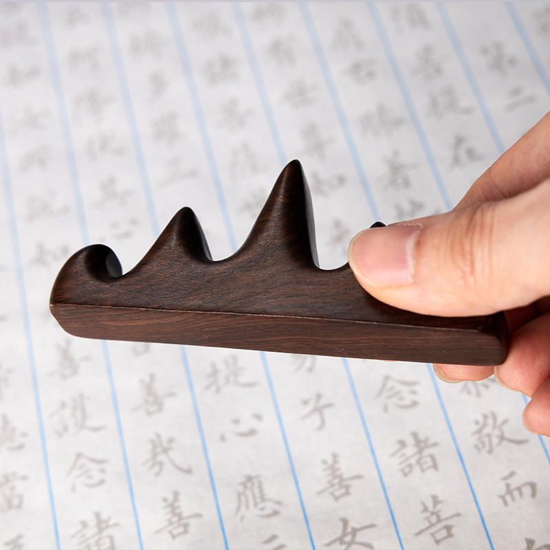 毛笔架笔搁笔山书法用具笔挂实木架子笔架文房四宝笔托学生放毛笔