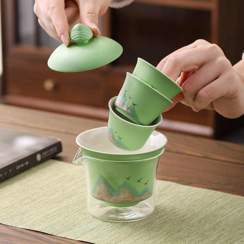 包客商务快3礼端午节公司旅行伴杯便捷茶具日式logo手碗一壶杯盖,餐饮具,旅行茶具,淘宝优惠券,粉丝福利购,淘宝优惠卷