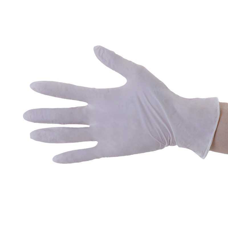 白色家用防护加厚英乳胶防水厨房丁腈手套加厚科橡胶一次性批发