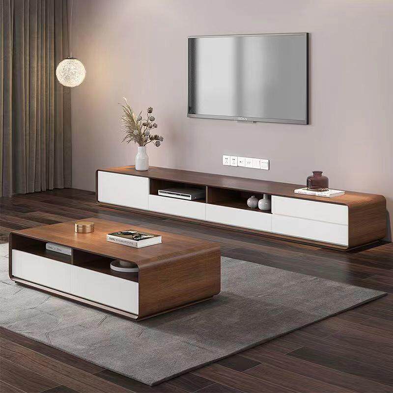 电视柜茶几组合套装现代简约大小户型客厅地柜北欧时尚家具储物柜