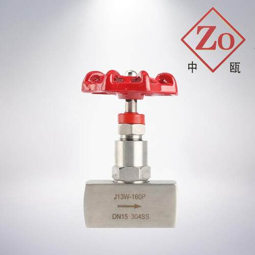 J13W-160P 304不锈钢内丝内螺纹针型阀截止阀压力表阀4分高温高压