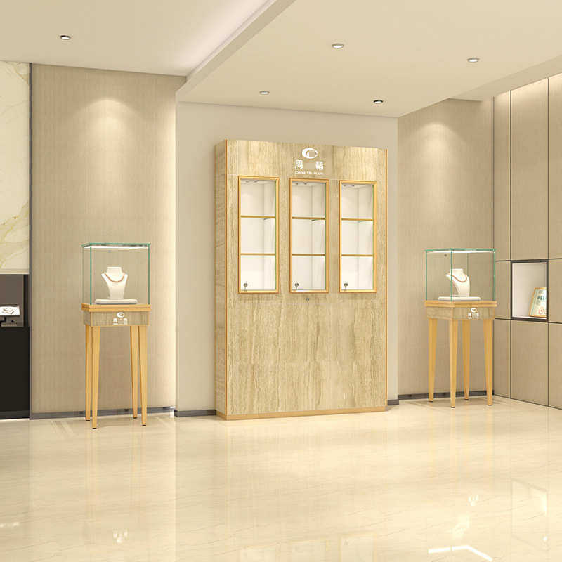 新款背柜高柜 珠宝商品玻璃橱窗展柜 简约玉器饰品靠墙展示柜台