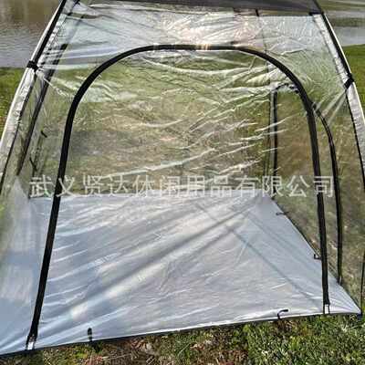 防风雨保暖PVC透明帐篷室外植物种植花房户外露营阳光房观赛帐篷
