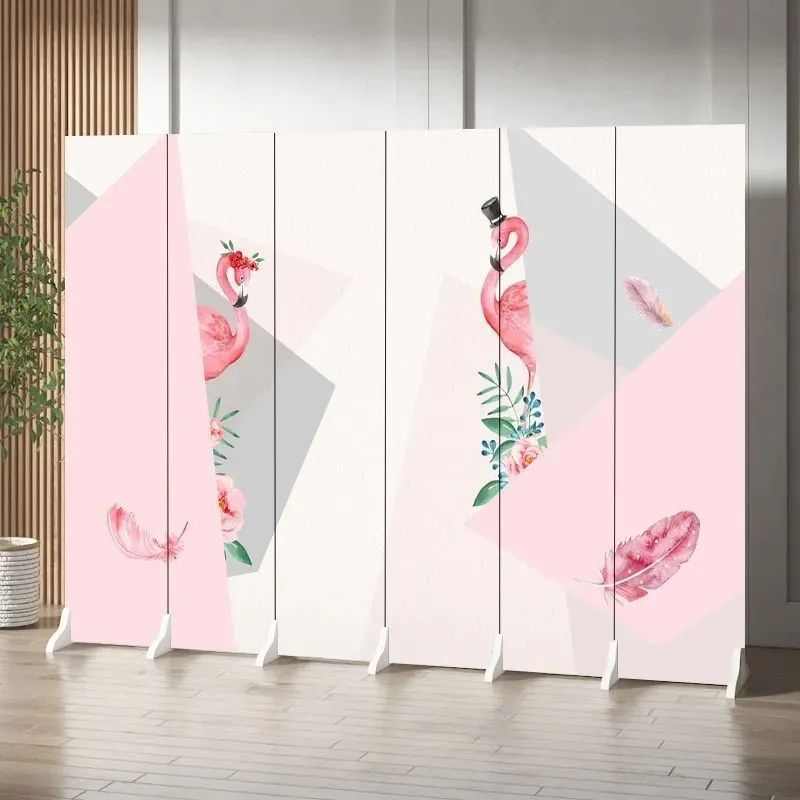 北欧屏风隔断墙简约现代客厅折叠移动卧室遮挡办公室酒店简易折屏
