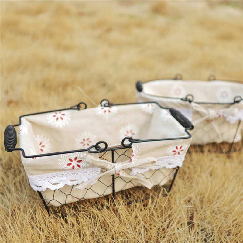 日式简约铁艺收纳篮手提购物篮铁制品花篮鸡蛋盒杂物收纳筐,收纳整理,其他收纳篮,淘宝优惠券,粉丝福利购,淘宝优惠卷
