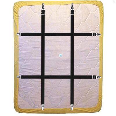 4pcs Adjustable Elastic Bed Sheet Clip Matss Cover Corner