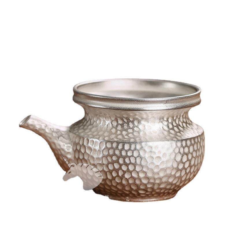 茶具礼品真银包银瓷鎏银养生茶具公道杯茶叶过滤组一体分茶器匀杯