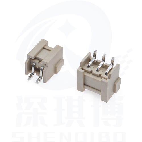 VH3.96连接器3.96mm间距2/3/4/5P接插件LCP耐高温卧式SMT贴片编带