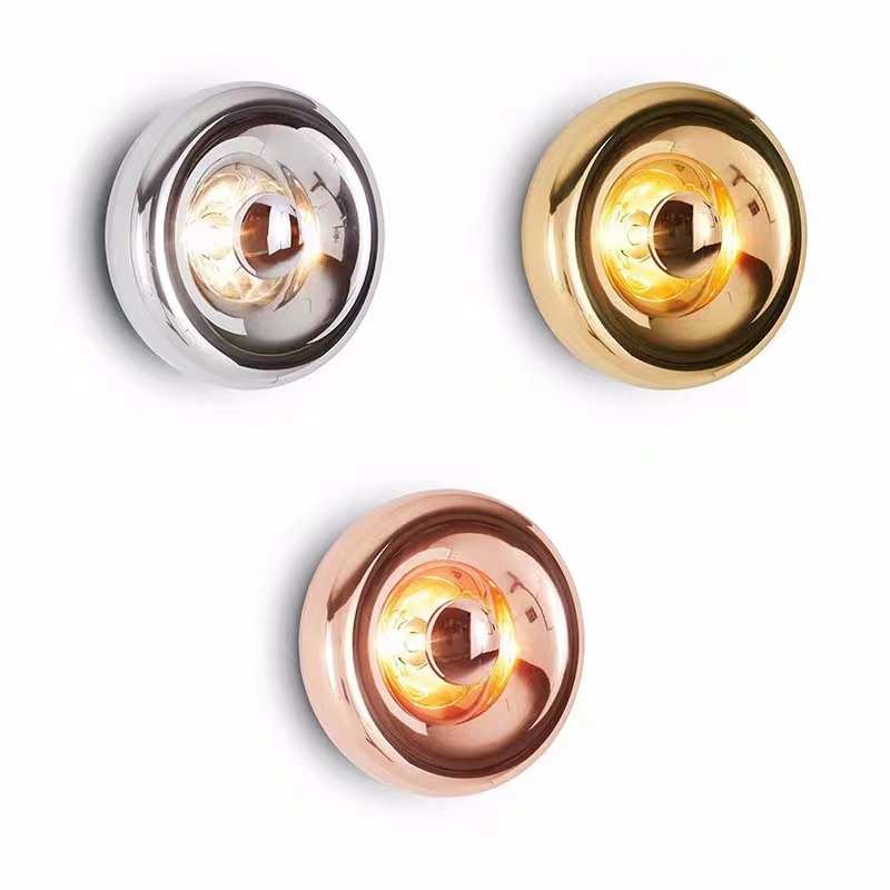 现代轻奢背景墙中古太空球过道床头熔岩楼梯壁灯酒吧氛围客厅装饰