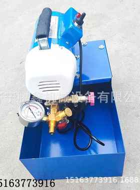 手提式水管地暖管道打压泵 PR水管道测压机 DSY-25电动试压泵厂家