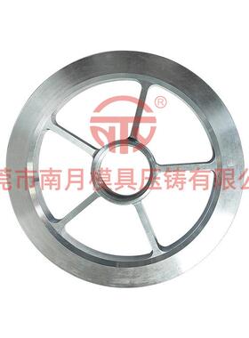 南月压铸铝合金300x38导轮(圆槽R8)电线电缆设备车床硬阳喷瓷