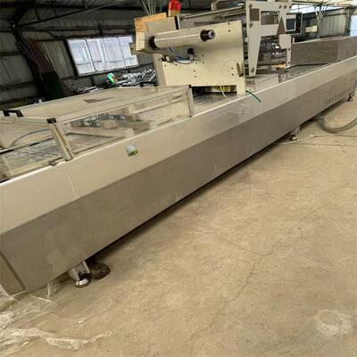 小型拉伸膜真空包装机食品真空包装设备全自动连续拉伸膜独立包装