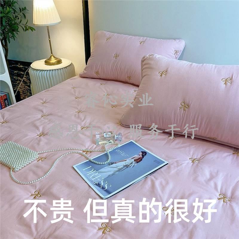 夹棉床类席梦思床1.5垫单件固定A床罩母婴蝴蝶结m笠防滑保护套级
