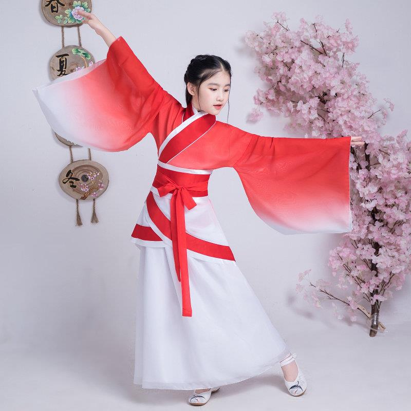 儿童汉服女儿童古装传统汉服古代明制袄裙小孩子汉服女童汉服春秋
